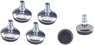 Meubelpoten Set - Bankpoten Kastpoten - Meubels Stabiliseren - Inclusief Montage - 4 Stuks - Zwart