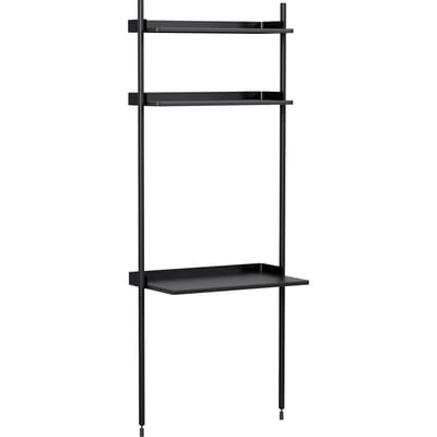 HAY Pier System Module 11 Rek met bureau - black