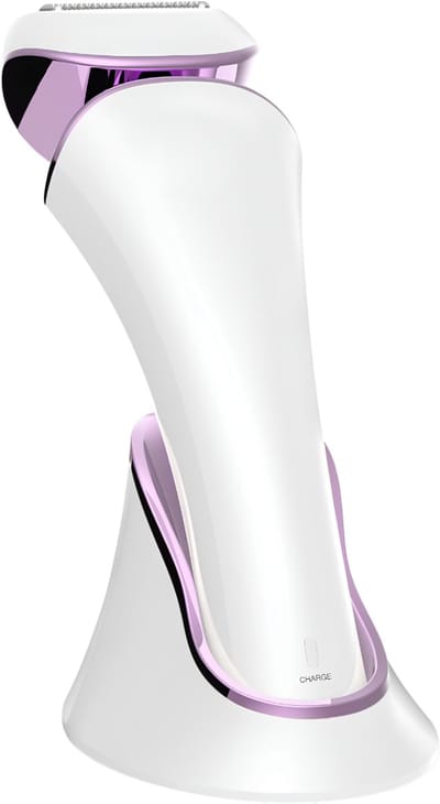 TIM® Ladyshave - Ladyshaves Voor Vrouwen - Ladyshaves - Wit/Paars - 18cm x 7cm x 13cm; 0.27 kg