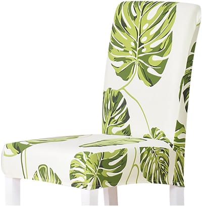 Meble odNowa - Grube Stoelhoes - Groene Bladeren - Elastisch - Waterafstotend
