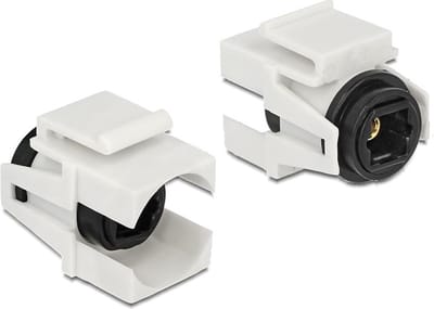 Keystone module Toslink (v) - Toslink (v) / wit