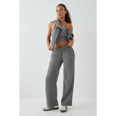 Dames DSGN Studio Rechte Pijp Jogger | Charcoal | Maat: XS