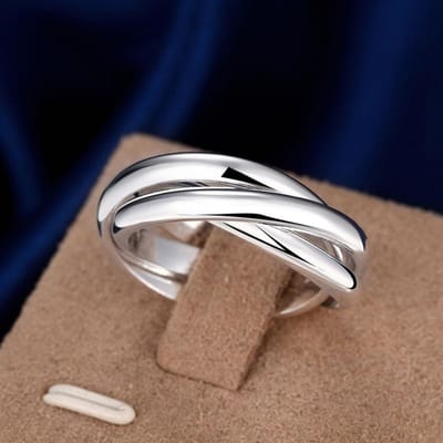 925 Zilver Drie Ronde Verlovingsringen Voor Vrouwen Koppel Vintage Fijne Sieraden Dames Accessoires Cadeaus Sieraden 5 white