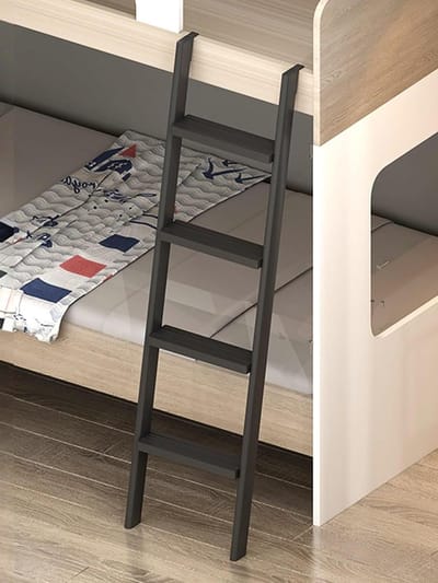 Bedladder - Metalen trap - Veilig klimmen - Verstelbare haken - 150kg capaciteit - Zwart
