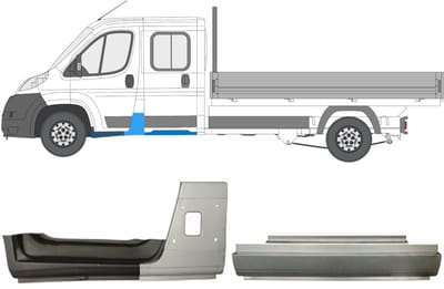 Reparatiepaneel set voor Fiat Ducato 2006-2025 / Links