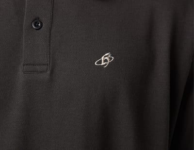 Home Grown Deck Polo, zwart