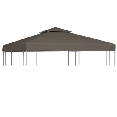 Paviljoen Dakbedekking met Rookkanaalopening 310 g m² 3 x 3 m Taupe