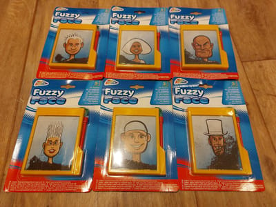 6 STUKS | Magnetisch Fuzzy Face tekenbord spel (Traktatie / Uitdeelcadeau)