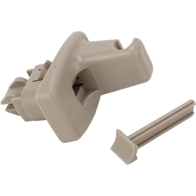 2 STUKS Zonneklep Bevestigingsclip 25840046 Binnenste Zonnescherm Houder Haak Vervanging voor Express Van gray
