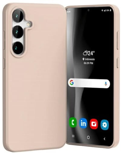 Mercury Soft Voor Samsung S24 Fe S721 Beschermende Siliconen Hoesje Met Zacht