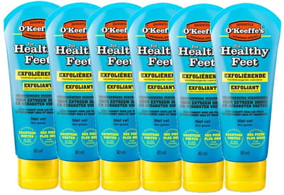 O'KEEFFE'S - Healthy Feet Exfoliating - 6 Pak - Voordeelverpakking
