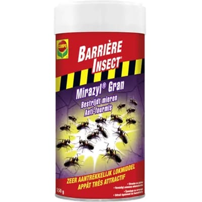 Barrière Insect Mirazyl Gran - tegen mieren en mierennesten - op paden, pleinen en terrassen - strooidoos 150 g