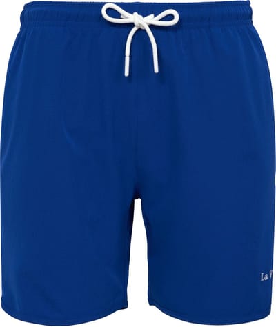 Zwemshort La V effen kleur blauw S