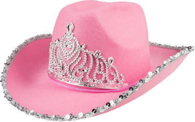 Boland - Hoed cowboy Glimmer roze Roze - 57 - Volwassenen - Vrouwen - Cowboy - Indiaan