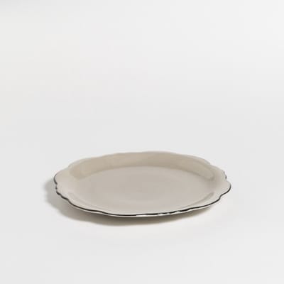 The Table Amsterdam Attic Ontbijtbord - Oyster - Ø 22 cm - Taupe