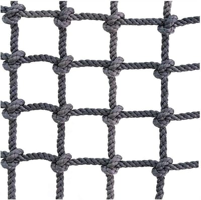 Klimnet Kinderen Volwassenen - Speeltuin Net - Buiten Spelen - Duurzaam Polyamide - 1x5m - Zwart
