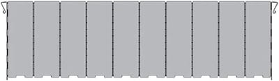 Terrasverwarmer Reflector - Warmte Concentrator - Efficiënter Verwarmen - Zeer Reflecterend Aluminium - 90 x 38 cm - Zilverkleurig