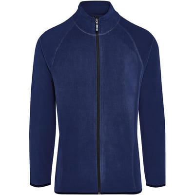 Signature Heren Microfleece jas zonder rits (Marine)