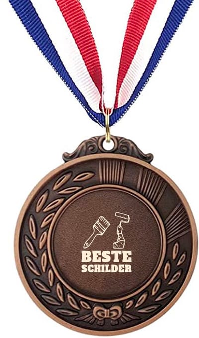 Akyol - beste schilder medaille bronskleuring - Schilder - cadeau schilder - leuk cadeau voor je schilder om te geven - verjaardag schilder