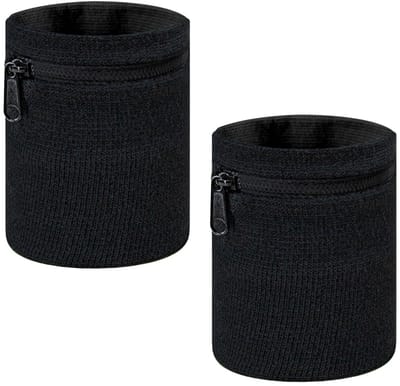 Dailygoods- Polstas met ritssluiting - Draagbare nylon polsportemonnee - Uniseks polsband - Voor joggen/wandelen/fietsen - Compact ontwerp - Veilig voor waardevolle spullen - Sporttas