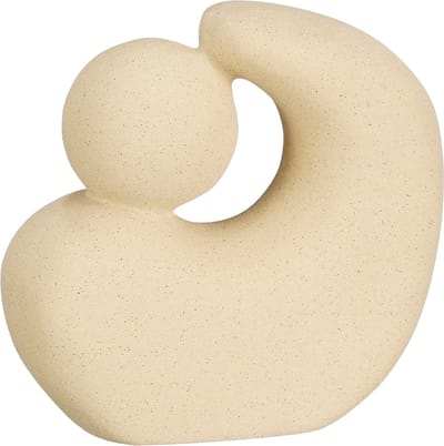 Mica Decorations Home Woondecoratie - L21 x B9 x H20 cm - Keramiek - Beige