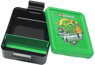Ninjago Team Ninja family Vershouddoos Broodtrommel Inclusief een Afneembaar Scheidingswand