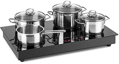 Inductie Kookplaat - Keramisch Koken - Vrij Koken - Vrije Zone Technologie - 3500 Watt - Zwart