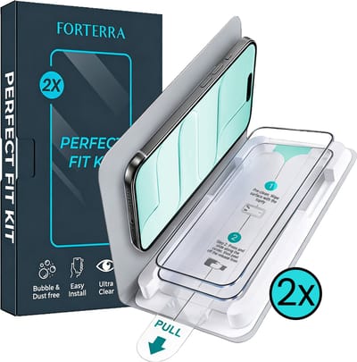 Screenprotector - 2 Stuks - Geschikt voor Apple iPhone Air - Met Montage Frame - Perfect Fit Kit - Geen Luchtbellen - Gehard Glas - Beschermglas - Tempered Glass - Screen Protector - Nauwkeurige Plaatsing - Case Friendly