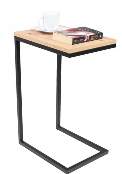 FutuStal - Stolik Pomocniczy - Zwart Eiken Artisan - 62 cm - 4,2 kg