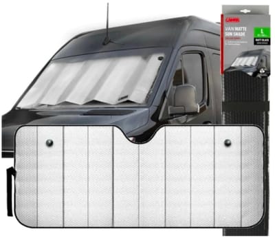 Zonwerende mat voor bestelbus maat L 85x160 cm cm zonneschermmat