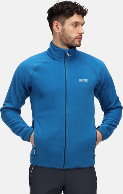 De Regatta Hadfield fleece met volledige rits - heren - stretch - Blauw