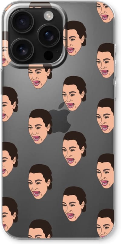 Case Company® - Hoesje geschikt voor iPhone 16 Pro Max hoesje - Ugly Cry Call - Soft Cover Telefoonhoesje - Bescherming aan alle Kanten en Schermrand