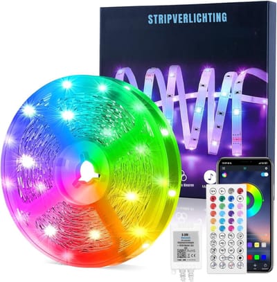 RUX® Led Strip 10 Meter - Smart Led - Led Strip - Veelkleurig - 21cm x 14cm x 5cm