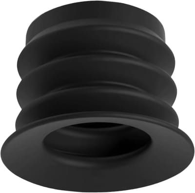 Oogschelp Rubber - Beschermhoes Oog - Nachtzicht Gebruik - Flexibel & Slijtvast - 6.9 x 5.3 cm - Zwart