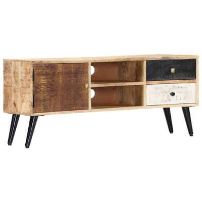 vidaXL - Tv-meubel - 115x30x47 - cm - massief - mangohout