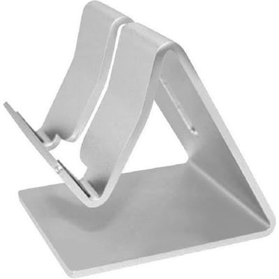 Universele bureauhouder - SERDA-RUN® - Zilver - Aluminium - Compatibel met smartphones - Compact