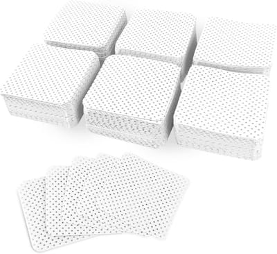 600x Pluisvrije Wattendoekjes voor Nagelreiniging, Gelpolish Verwijderen en Wimperverlenging