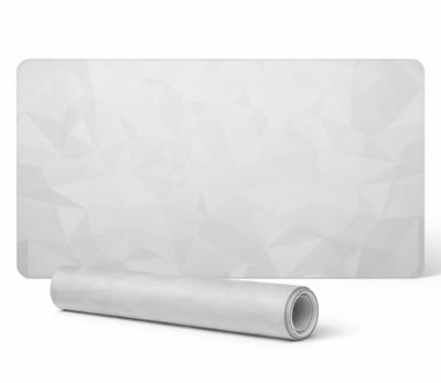 Antislip beschermmat voor op het bureau met grafische geometrische achtergrond 90x45 cm