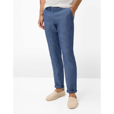 Brax Heren Chino  Style FABIO HEAVEN, blauw, maat 34/30