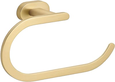 Rea 110 Til - Handdoekhouder - Geborsteld Goud - 22,5X6,5X12Cm