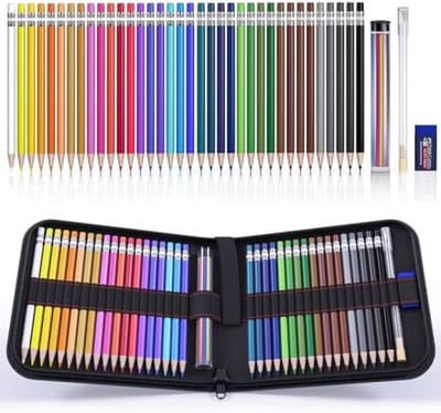 PromoHome Mechanische Kleurpotloden Set - 36 Delig met Slijper en Opbergtas