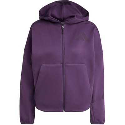 Adidas Sportswear  Z.n.e. Full-zip Hoodie Maat: XL | Sport Jassen Outlet | Dames | Paars