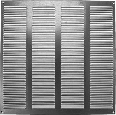 Ventilatierooster - Afdekking rooster - Luchtcirculatie verbeteren - Geïntegreerd vliegengaas - 400 x 400 mm - Wit