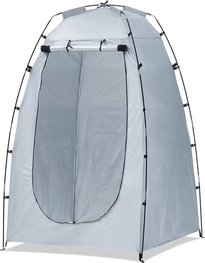 Ruime en Draagbare Douchetent voor Buiten - Lichtgewicht Camping Toilet Tent - UV-Bestendig en Mobiel