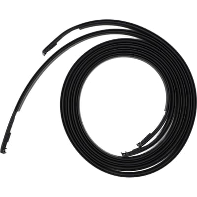 1 Paar Dakdruppellijsten 7555512161 Daklijst Druppel Weerstrip Sierlijst Afdichtingskit voor XB E150 2008 tot 2015 white