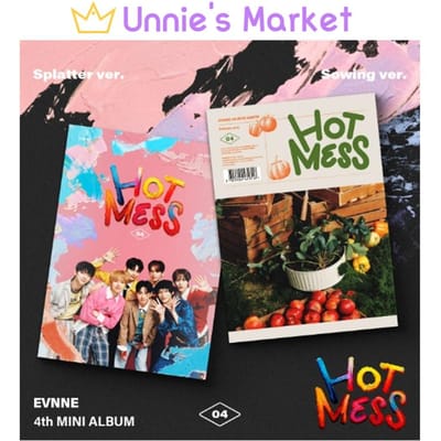 EVNNE 4e mini-album HOT MESS No POB Random pink