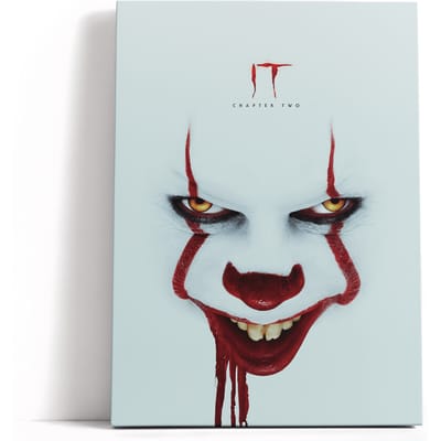 Decorsome x IT Chapter 2 Pennywise Face Rectangular Canvas - 12x18 inch