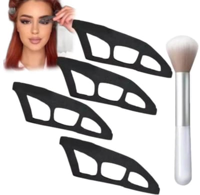Oneay Herbruikbaar oogschaduwgereedschap, hulpmiddel voor oogschaduw, make-up tool, snelle eyeliner sjabloon voor vrouwen, geschikt voor oogschaduwmaskering en eyeliner stencils.