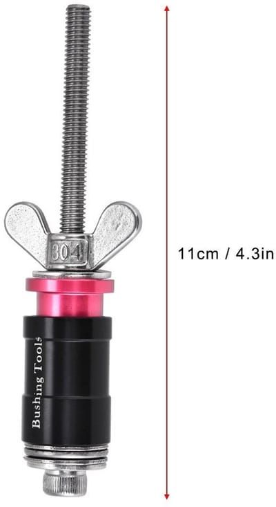 Dailygoods - Shock Bushing Tool - Achterste Schokdemper Tool - Professioneel Gereedschap - 15 x 5 x 5 cm - Roestvrij en Duurzaam - Geschikt voor Auto-...