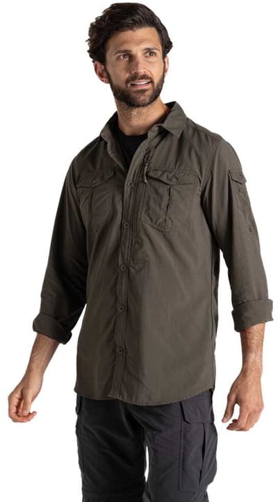 Craghoppers Nosilife Adventure Iii Overhemd Met Lange Mouwen Groen 3XL Man